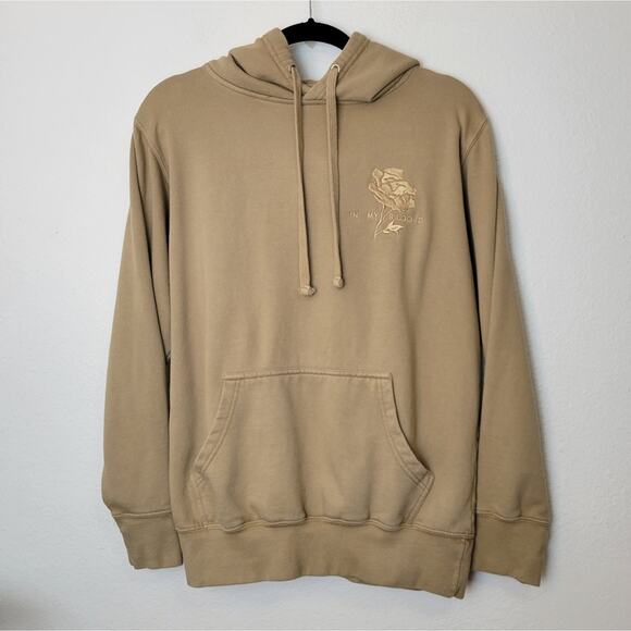 SHAWN MENDES Tan In My Blood Tour Pullover Hoodie Sweatshirt Pockets Sz Small - Picture 1 of 9